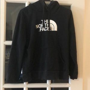 North Face black hooded sweatshirt